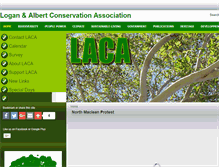 Tablet Screenshot of laca.org.au